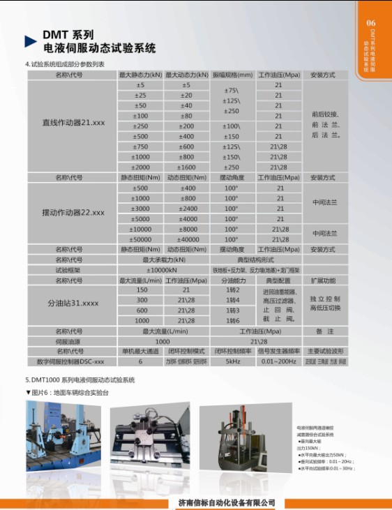 DMT系列電液伺服動態(tài)試驗(yàn)系統(tǒng)