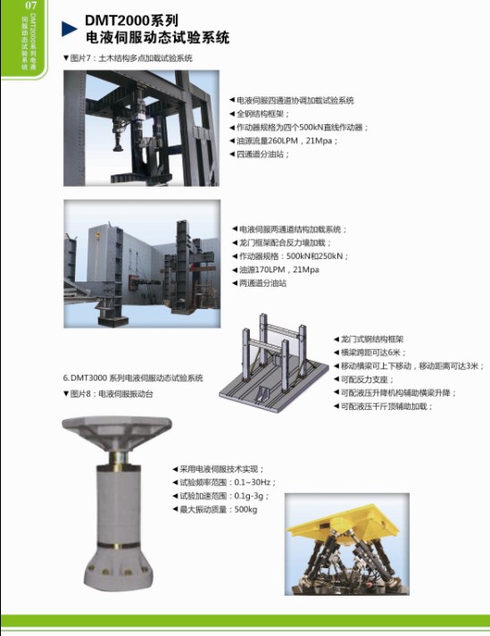 DMT2000系列電液伺服動態(tài)試驗系統(tǒng)