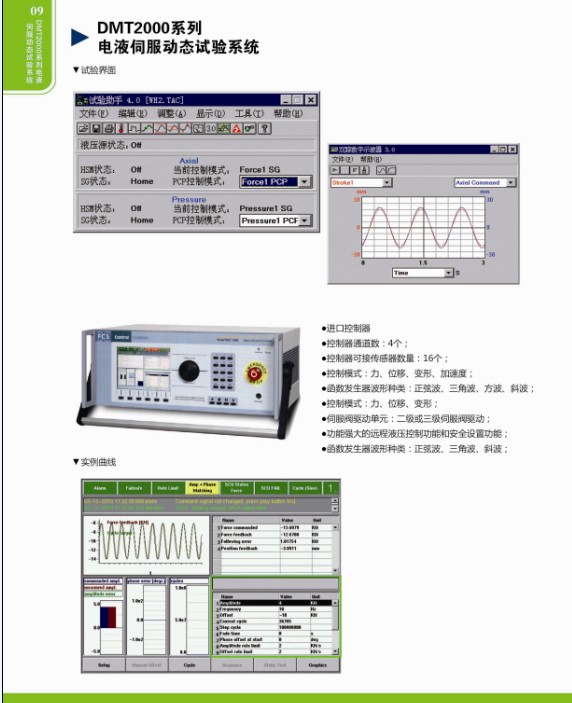 DMT2000系列電液伺服動態(tài)試驗(yàn)系統(tǒng)